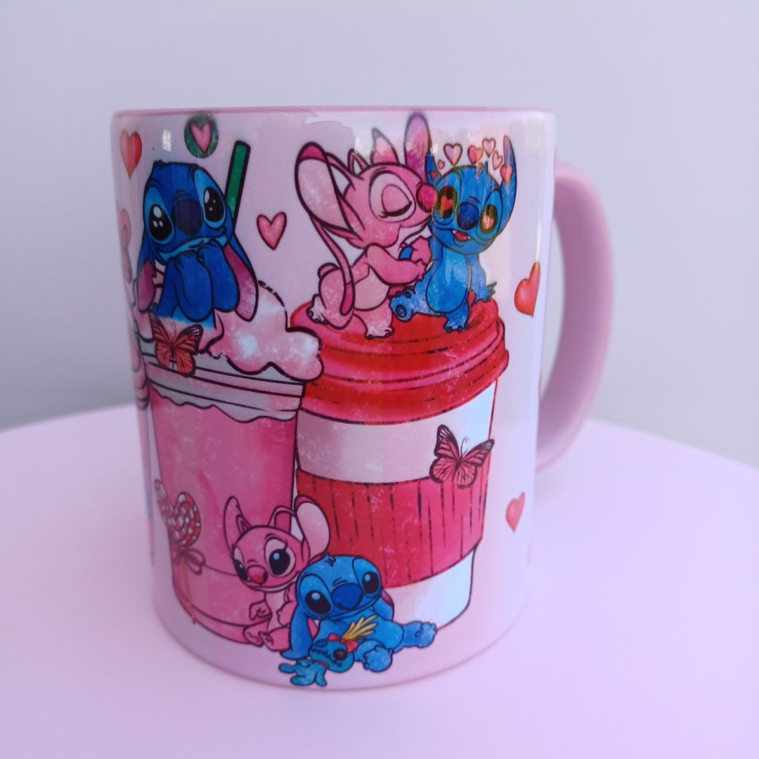 Mug-Tasse: Stitch Pink – BOUTIQUE VIBE CREATIONS