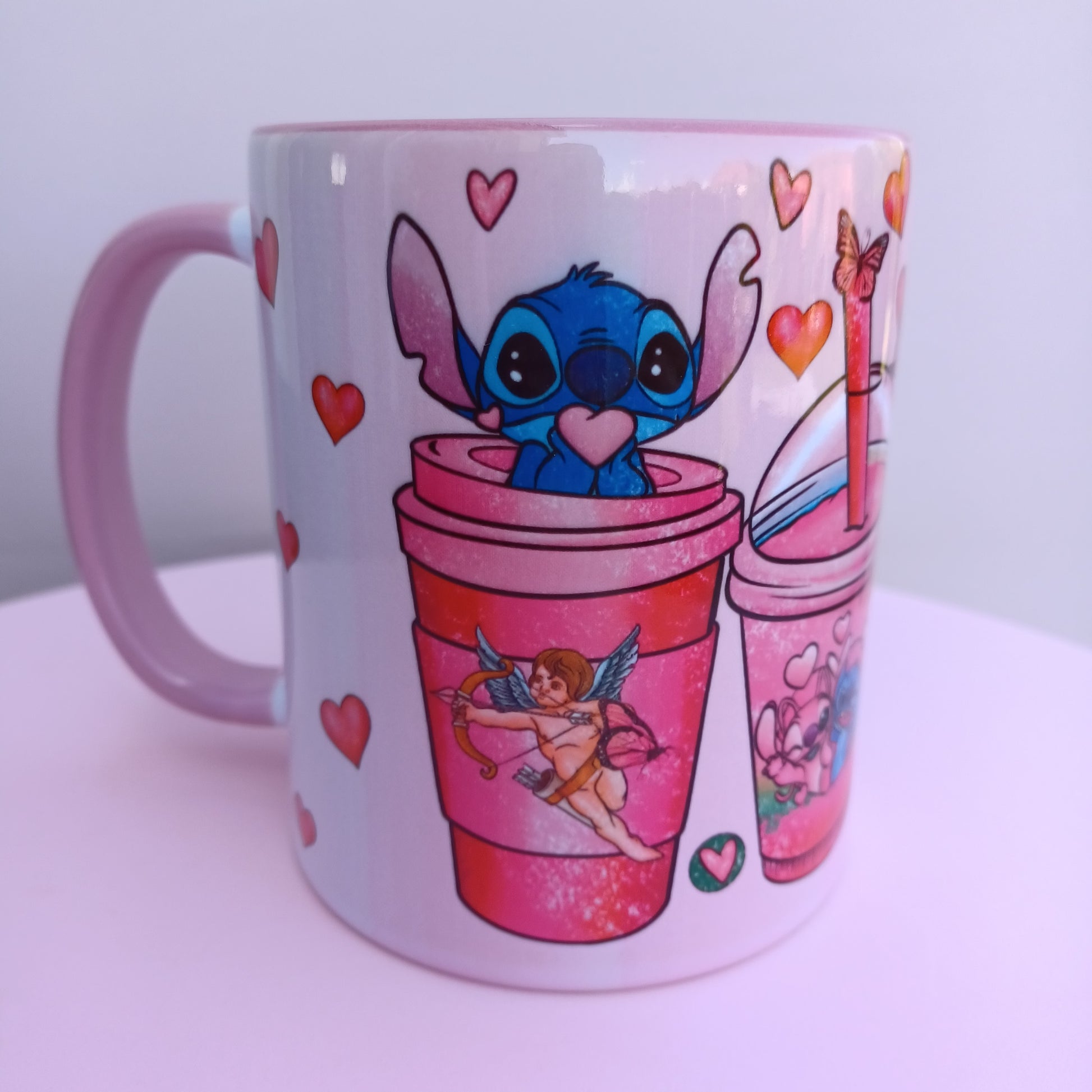 Mug-Tasse: Stitch Pink