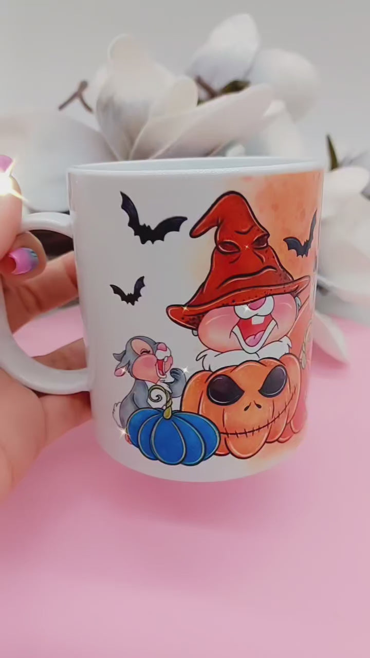 Mug-Tasse Personnalisé pour Enfant : Panpan à Halloween Plastique