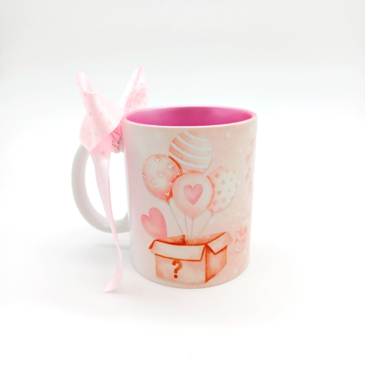 Baby Shower Mug-Tasse: Bébé arrive- Lapin Pink – BOUTIQUE VIBE
